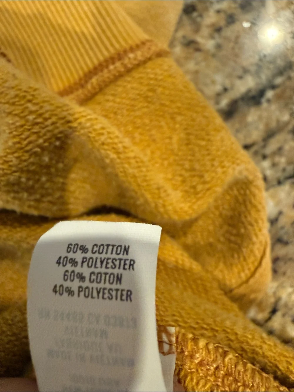 Aerie mustard yellow oversized crewneck sweater side slits relaxed fit sz XL